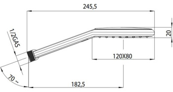 Душевая лейка Bossini Aqua Life B00177.030