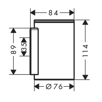 Axor Universal Стакан, подвесной, цвет: шлифованное золото 42804250