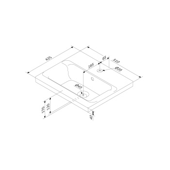 Мебельная раковина AM.PM Gem M90WCC0502WG