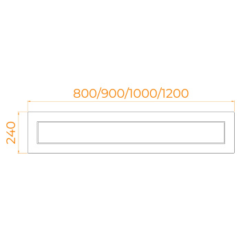 Экран для душевого поддона RGW NА/CL-S (фронтальный) 16231211-01