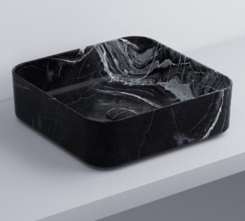 Раковина накладная Cielo Shui Comfort SHCOLAQ40- BC 40 см черный