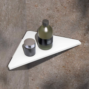 Угловая полочка для душа Keuco Aveno 14657510000 белый матовый