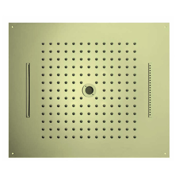 BOSSINI  DREAM/4 Верхний душ 570 x 470 mm, 4 режима (дождь, каскад, водопад моноструя), цвет: золото