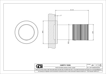 Смеситель для душа Gessi 70399.727 Brass Brushed PVD