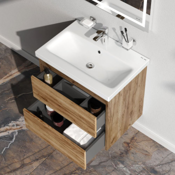 Тумба с раковиной AM.PM Pulse 60 M91-FHX0602OF-WCC0602WG