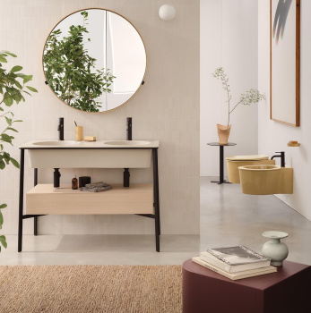 Раковина встраиваемая Cielo I Catini Catino Doppio CALAD CM 100 см серый