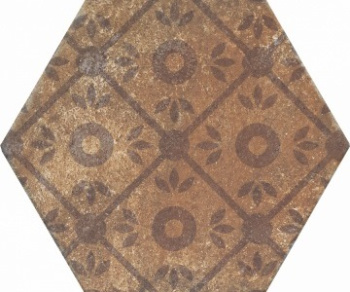 Керамогранит Pompeia Decor Marron 20х24