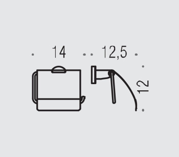 Держатель для туалетной бумаги Colombo Basic с крышкой, хром B2791.CR