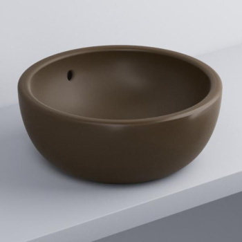 Раковина накладная Cielo Shui SHBA CA 42 см коричневый