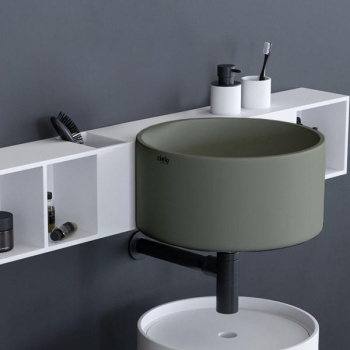 Раковина подвесная Cielo Sella SELSSF AG 40 см зеленый