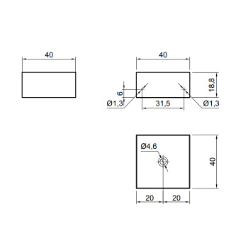 Раковина Antonio Lupi Stratos 40х40, без отв., белый А0002423893