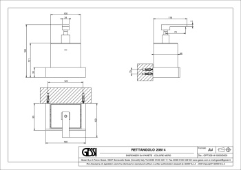 Дозатор для жидкого мыла Gessi Rettangolo 20814.031 Chrome