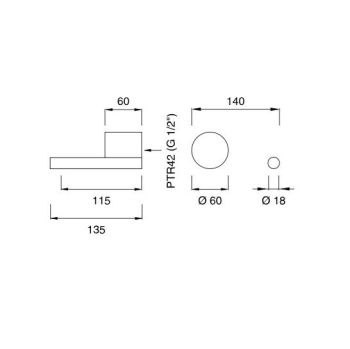 Смеситель для ванны CЕА Design Opus OPS 04 S сталь