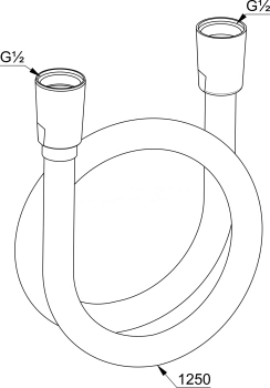 Душевой комплект Kludi Bozz 386400576 С ВНУТРЕННЕЙ ЧАСТЬЮ