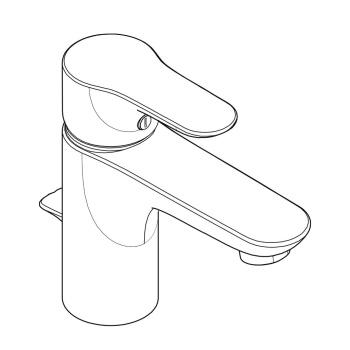 Смеситель для раковины Kludi Objekta 322340575 хром