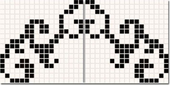 Керамогранитная мозаика Emil Ceramica Venise Lait/Noir Mos Damasque 31.5x31.5