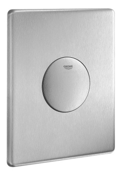 Панель смыва для унитаза GROHE Skate 1 режим смыва, нержавеющая сталь 38445SD0