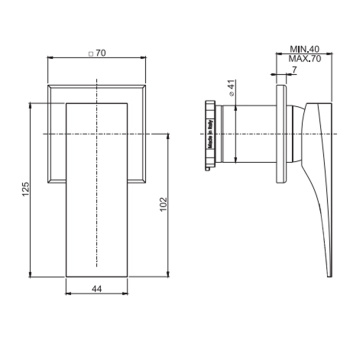 Смеситель для душа Fima Carlo Frattini Zeta встраиваемый, чёрный матовый F3963N1NS