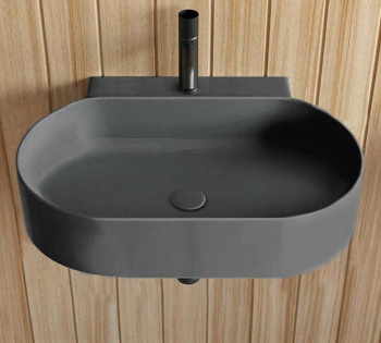 Раковина подвесная Cielo Mare MRLS50 CM 50 см серый