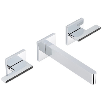 Смеситель для раковины THG Icon-x Carbone Gold A Manettes U7T-A02-40GB хром