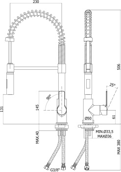 Смеситель для кухни Paffoni Red RED179CR
