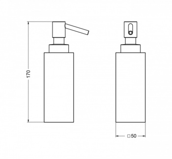 Дозатор Jorger Turn 626.00.016.000 chrome