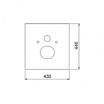 Декоративная панель Tece Lux 9650103 белый