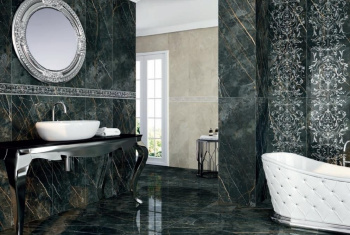 Керамогранит 18146-0168 1320 NEGRO DECOR ROMA 48x128