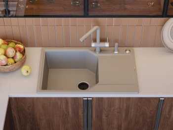 Мойка кухонная Omoikiri Yonaka 78 leningrad grey 4993706