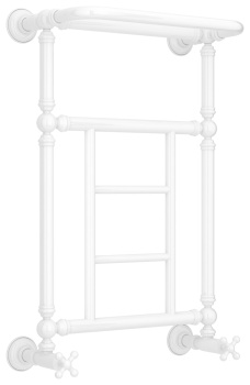 Полотенцесушитель водяной Сунержа Ренессанс 1452 660x400 12-0282-6640 белый (ral-9003)