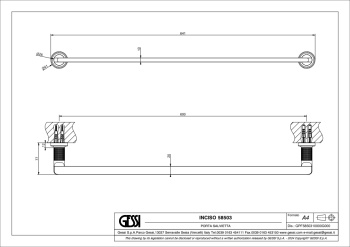 Полотенцедержатель Gessi Inciso 58503.031 Chrome