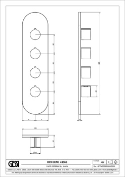 Смеситель для душа Gessi Tondo 43066.031 Chrome