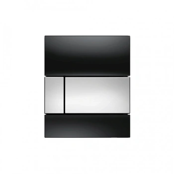 Клавиша смыва Tece Square Urinal 9242807 черное стекло кнопка хром