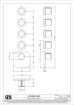 Смеситель для душа Gessi Tondo 43238.031 Chrome