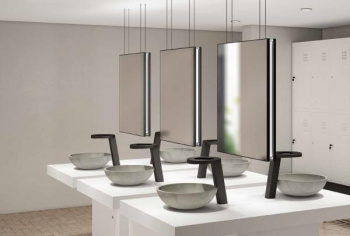 Сушилка для рук Nofer с краном и дозатором мыла 3 в 1 Concept 3 01902.N