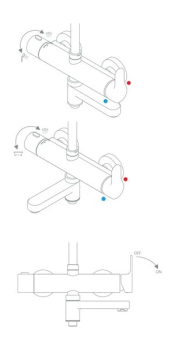 Душевая стойка Ravak X07P642 хром