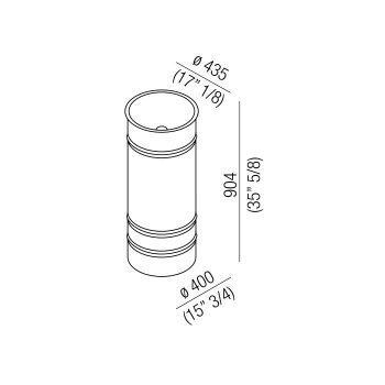 Напольная раковина Agape Vieques ACER0798FZZ 43.5 х 90.4