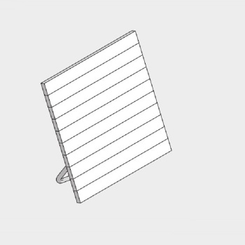 Спинка для хаммам Effegibi Bodylove 45x19xh45, материал тиковое дерево, нержавеющей, HA 65 10 0023