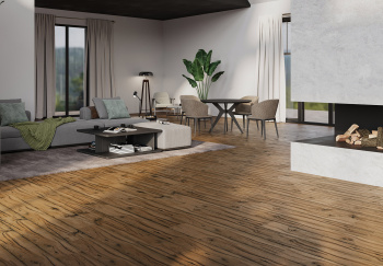 Плитка STAROWOOD Sherwood Pekan 20x120 Carving м2