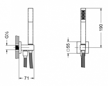 Душевой гарнитур Jorger Empire Royal Crystal 626.13.210.000 chrome