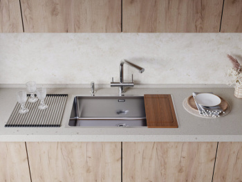 Мойка кухонная Omoikiri Tadzava 75-U/I-IN нержавеющая сталь 4993501