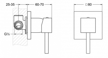 Смеситель для душа Jorger Empire Royal Crystal 626.20.237.000 chrome
