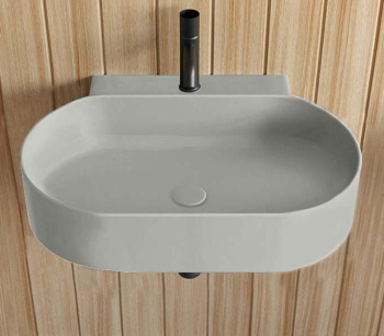 Раковина подвесная Cielo Mare MRLS60 PM 60 см серый