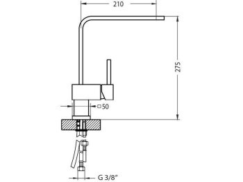 Смеситель для мойки ALVEUS LAGUNA  MONARCH ANTHRACITE new,