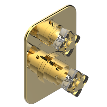 Смеситель для душа THG Petale De Cristal Clair U6A-F01-5500BE полированно золото