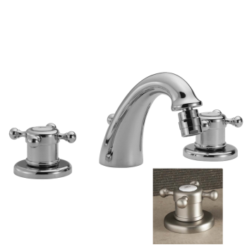 Смеситель для биде Cisal Victorian VTT730102A никель матовый