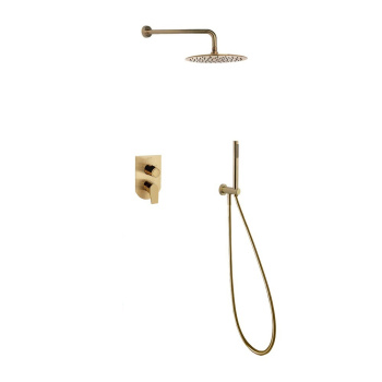 Смеситель для душа Ramonsoler Urban Chic встраиваемый с тропическим и ручным душем k2115021oc золото K2115021ОС