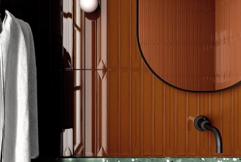 Плитка EQUIPE Vitral Petrol Reactive 5x40 31166