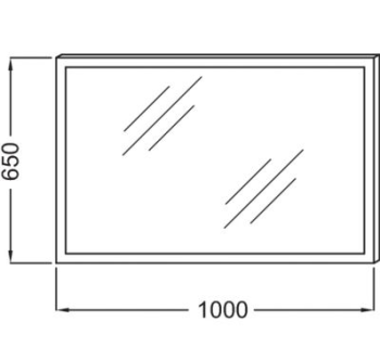 Зеркало Jacob Delafon Escale 100 EB1442-NF