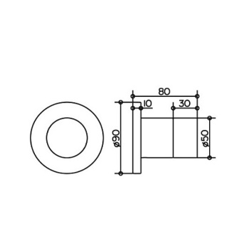 Запорный вентиль Keuco Ixmo 59541010001 хром